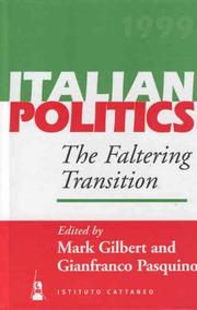 Cover of: Italian Politics: The Faltering Transition (Italian Politics)