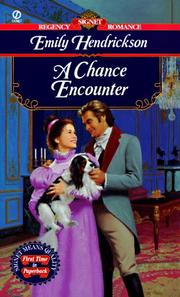 Cover of: A Chance Encounter by Emily Hendrickson
