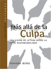 Cover of: Mas alla de la Culpa: Beyond Blame, Spanish-Language Edition (Technology for the Soul)