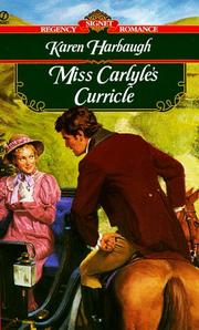 Cover of: Miss Carlyle's Curricle by Karen Harbaugh