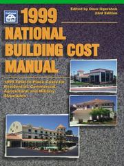Cover of: 1999 National Building Cost Manual (23rd ed)