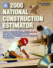 Cover of: 2000 National Construction Estimator
