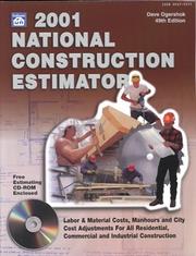 Cover of: 2001 National Construction Estimator (National Construction Estimator, 49th ed)