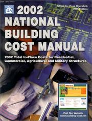 Cover of: 2002 National Building Cost Manual