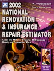 Cover of: 2002 National Renovation & Insurance Repair Estimator (National Renovation and Insurance Repair Estimator, 2002)