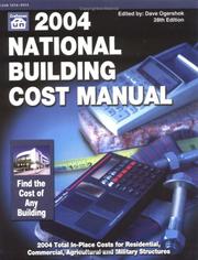 Cover of: 2004 National Building Cost Manual