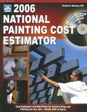 Cover of: 2006 National Painting Cost Estimator by Dennis D. Gleason