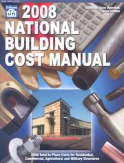 Cover of: 2008 National Building Cost Manual