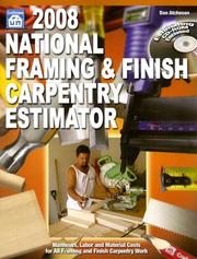 Cover of: 2008 National Framing & Finish Carpentry Estimator