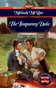 Cover of: The Temporary Duke