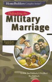 Cover of: Defending the Military Marriage (Homebuilders Couples)