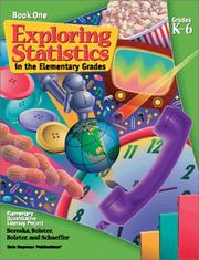Cover of: Exploring Statistics in the Elementary Grades: Book 1/K-6