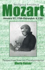 Cover of: Wolfgang Amadeus Mozart: Perspectives from His Correspondence (Studies in Austrian Literature, Culture, and Thought Translation)
