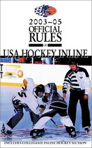 Cover of: The Official Rules of USA Hockey Inline