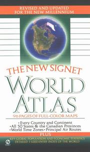 Cover of: The Signet World Atlas: Completely Revised and Updated