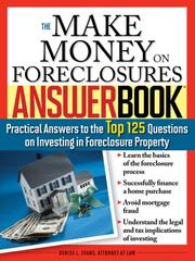 Cover of: The Make Money on Foreclosures Answer Book