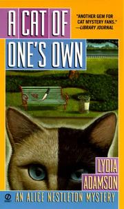 Cover of: A Cat of One's Own (Alice Nestleton Mysteries) by Jean Little