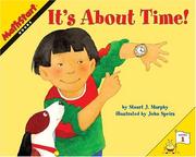 Cover of: It's About Time! (MathStart 1) by Stuart J. Murphy