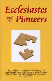 Cover of: Ecclesiastes and the Pioneers