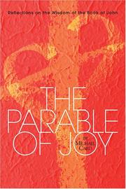 Cover of: PARABLE OF JOY REFLECTIONS ON THE WISDOM by Michael Card