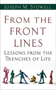 Cover of: FROM THE FRONT LINES