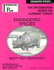 Endangered Species - Must They Disappear? (The Information Series on Current Topics) by Cornelia B. Blair