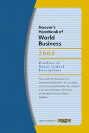 Cover of: Hoover's Handbook of World Business 2000