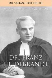 Cover of: Dr. Franz Hildebrandt by Amos Cresswell, Max Tow
