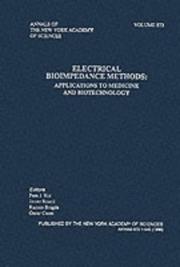 Front cover of Electrical Bioimpedance Methods by Unknown