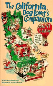 Cover of: The California Dog Lover's Companion