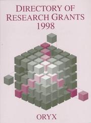 Cover of: Directory of Research Grants 1998 (23rd ed)