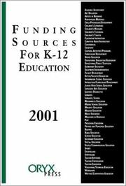 Cover of: Funding Sources For K-12 Education 2001 Edition: