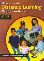 Cover of: Directory of Distance Learning Opportunities | Inc. Modoc Press