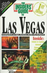 Cover of: The Insiders' Guide to Las Vegas (The Insiders' Guide Series) by David Stratton, Ken Ward