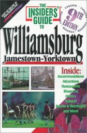 Insiders' Guide to Williamsburg by Cheryl; Bruno, Susan Cease