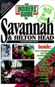 The insiders' guide to Savannah by Betty Darby, Rich Wittish