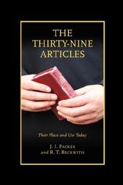 Cover of: The Thirty-nine Articles by J., I. Packer, R., T. Beckwith
