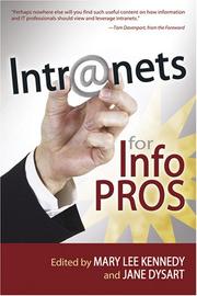 Cover of: Intranets for Info Pros by 