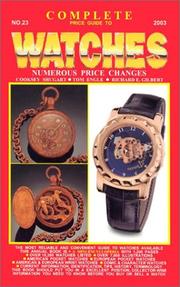 Cover of: Complete Price Guide to Watches (Complete Price Guide to Watches, 23rd ed)