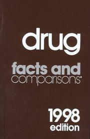 Cover of: Drug Facts and Comparisons 1998 (Drug Facts and Comparisons)