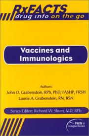 Cover of: Rx Facts: Vaccines and Immunologics: Tables for Everyday Use