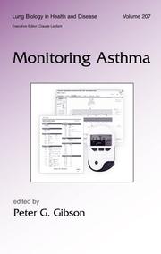 Cover of: Monitoring Asthma (Lung Biology in Health and Disease) by Peter G. Gibson