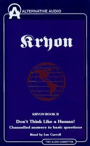 Cover of: Don't Think Like a Human (Kryon)
