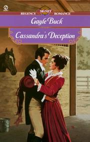 Cover of: Cassandra's Deception by Gayle Buck