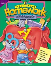 Cover of: First Grade Homework