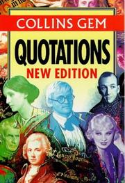 Cover of: Quotations (Collins Gem)