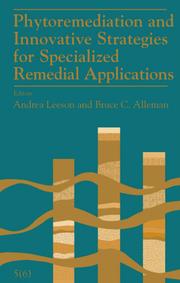 Cover of: Phytoremediation and Innovative Strategies for Specialized Remedial Applications - 5(6)