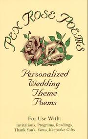 Cover of: Personalized Wedding Theme Poems