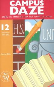 Cover of: Campus Daze: Easing the Transition from High School to College (Campus Daze, 7th ed)