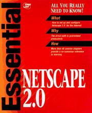 Cover of: Essential Netscape Navigator 2.0 by Warren Ernst